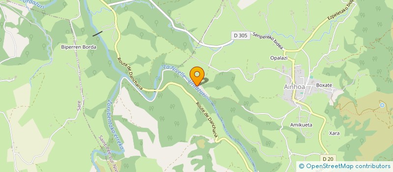 localisation de l'entreprise MADAME NATHALIE AGUIRRE à SOURAIDE