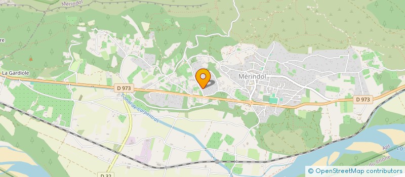 localisation de l'entreprise MADAME NATHALIE AGULHON  MERINDOL