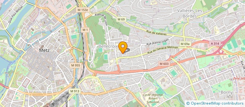 localisation de l'entreprise MADAME NATHALIE AKLI-NOUBOUZAN  METZ