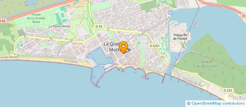 localisation de l'entreprise MADAME NATHALIE ALCOVERE à LA GRANDE-MOTTE