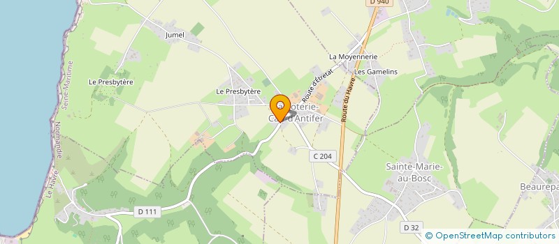 localisation de l'entreprise MADAME NATHALIE ALICE LAURE MUREL à SAINT-JOUIN-BRUNEVAL