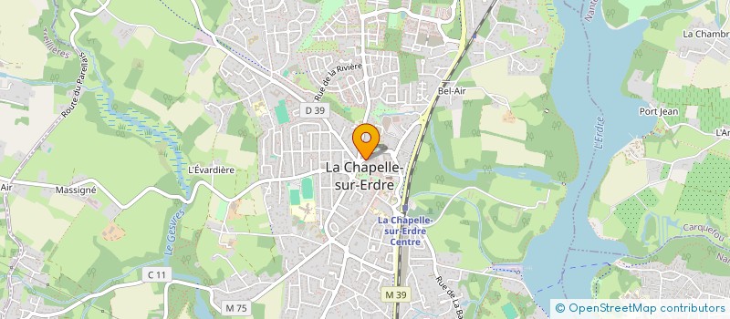 localisation de l'entreprise MADAME NATHALIE ALLAERT à LA CHAPELLE-SUR-ERDRE