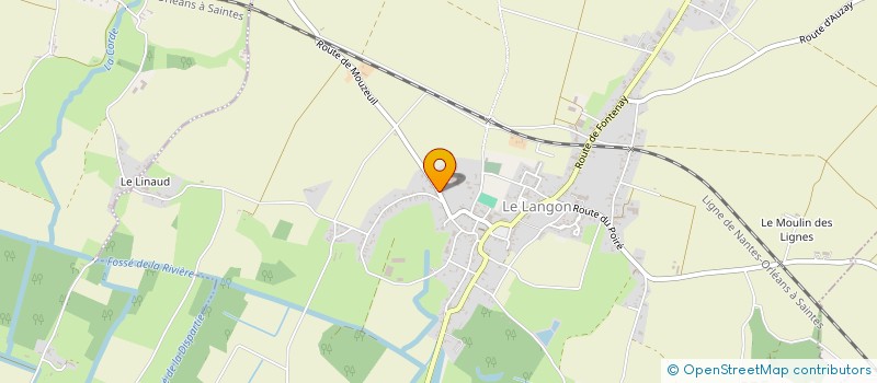 localisation de l'entreprise MADAME NATHALIE ALLAGUILLAUME  LE LANGON