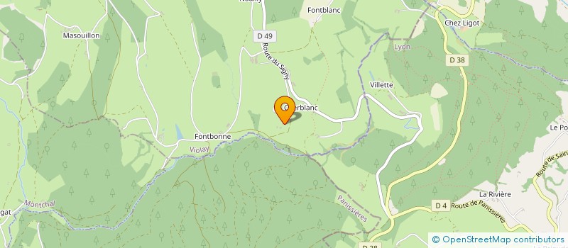 localisation de l'entreprise MADAME NATHALIE ALLEMAND  VIOLAY