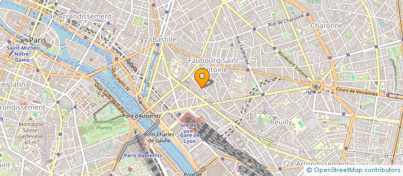 localisation de l'entreprise MADAME NATHALIE ALMANGE  PARIS