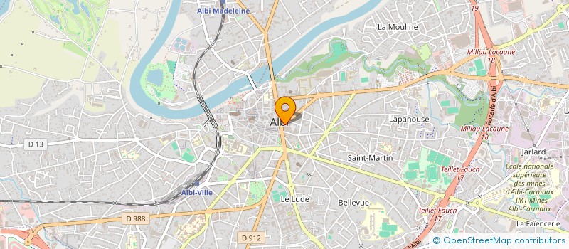 localisation de l'entreprise MADAME NATHALIE ALOGUES  ALBI