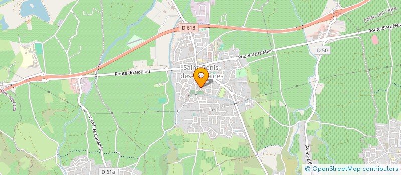 localisation de l'entreprise MADAME NATHALIE ALZINA  SAINT-GENIS-DES-FONTAINES