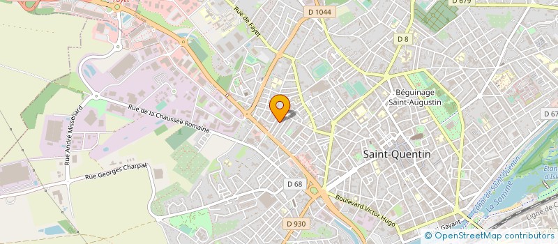 localisation de l'entreprise MADAME NATHALIE AMARI à SAINT-QUENTIN