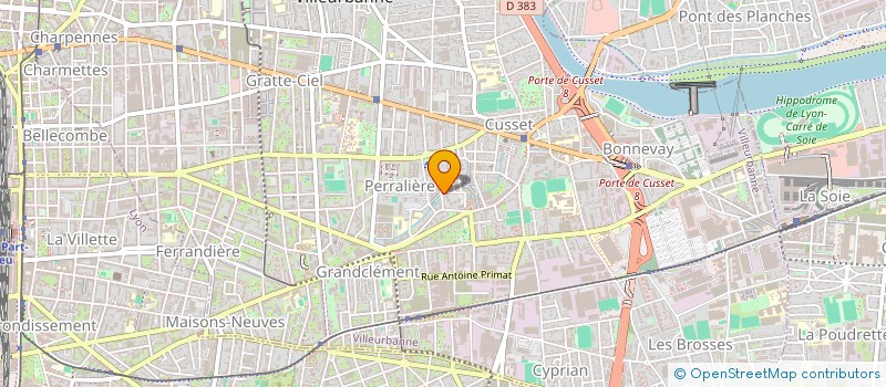 localisation de l'entreprise MADAME NATHALIE ANDREE LOFFREDA  VILLEURBANNE