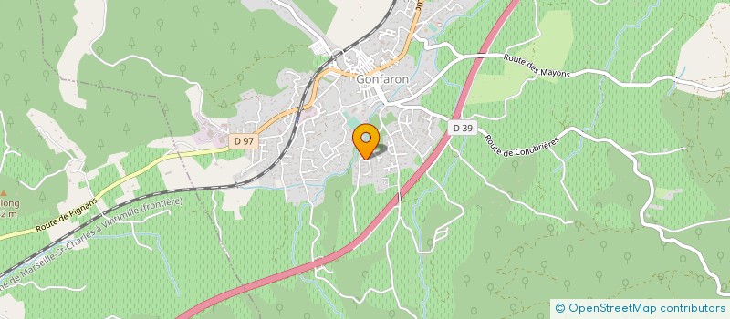 localisation de l'entreprise MADAME NATHALIE ANDRES  GONFARON