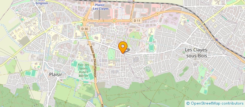 localisation de l'entreprise MADAME NATHALIE ANDRIANJAFY  PLAISIR