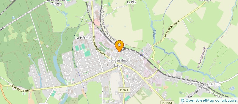 localisation de l'entreprise MADAME NATHALIE ANDRIEU  FORGES-LES-EAUX