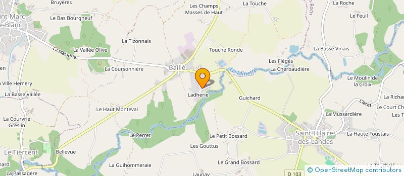 localisation de l'entreprise MADAME NATHALIE ANNE  SAINT-MARC-LE-BLANC