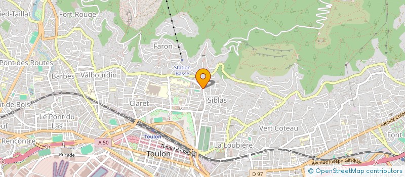 localisation de l'entreprise MADAME NATHALIE ANNE BELVISO  TOULON