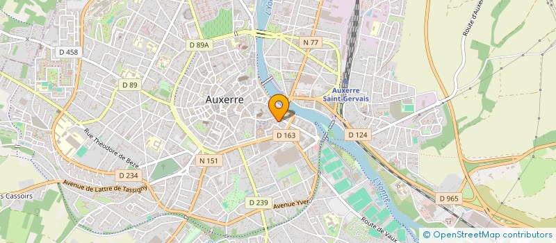 localisation de l'entreprise MADAME NATHALIE ANNICK MASSON à AUXERRE