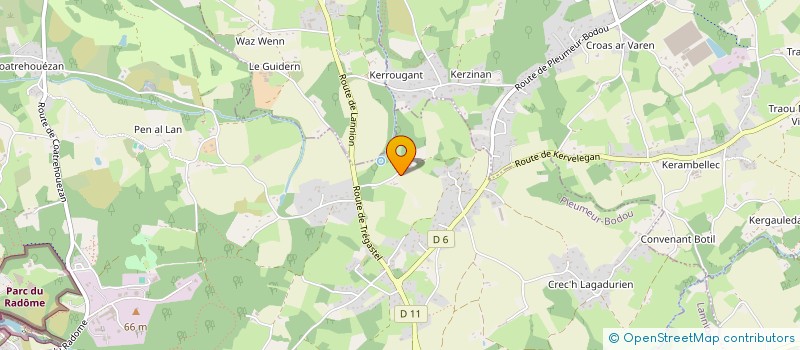 localisation de l'entreprise MADAME NATHALIE ANNONI  PLEUMEUR-BODOU