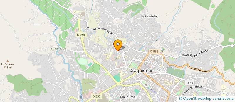 localisation de l'entreprise MADAME NATHALIE ANTONJ  DRAGUIGNAN