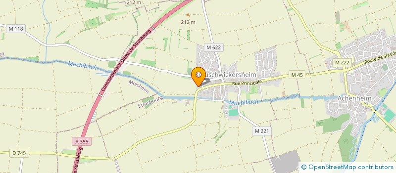 localisation de l'entreprise MADAME NATHALIE ARBOGAST  BREUSCHWICKERSHEIM