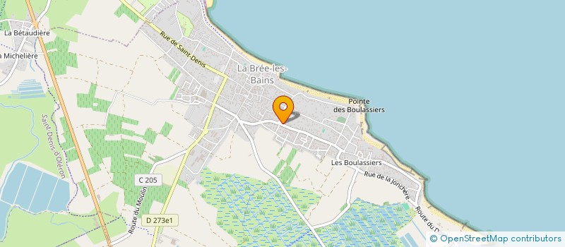 localisation de l'entreprise MADAME NATHALIE ARCHIMBAUD  LA BREE-LES-BAINS