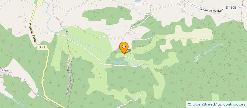 localisation de l'entreprise MADAME NATHALIE ARMAGNAT  SAINT-PIERRE-DE-BRESSIEUX