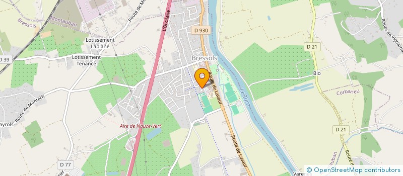 localisation de l'entreprise MADAME NATHALIE ARNAL  BRESSOLS