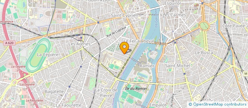 localisation de l'entreprise MADAME NATHALIE ARNAL  TOULOUSE