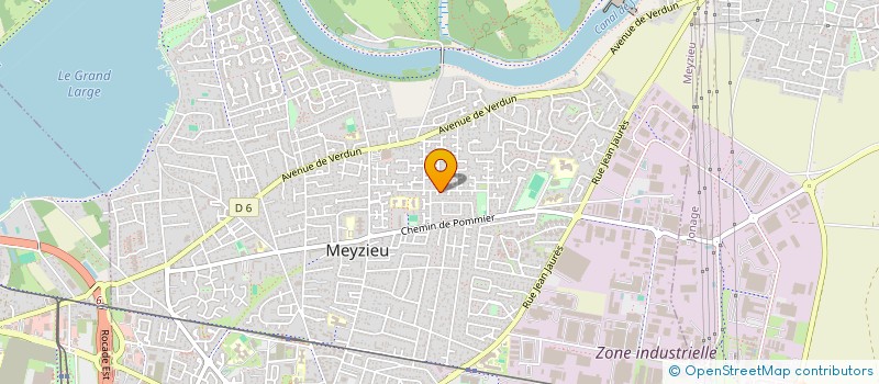 localisation de l'entreprise MADAME NATHALIE ARNAUD  MEYZIEU