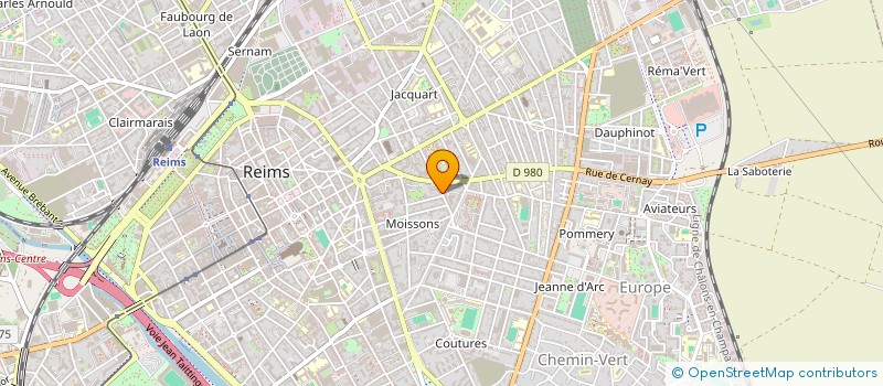 localisation de l'entreprise MADAME NATHALIE ARNOULD  REIMS