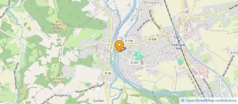 localisation de l'entreprise MADAME NATHALIE ARNOUT  NAY