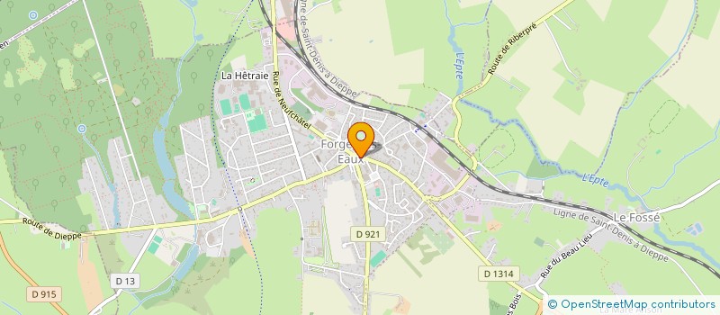 localisation de l'entreprise MADAME NATHALIE ASSELINE  FORGES-LES-EAUX