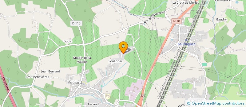 localisation de l'entreprise MADAME NATHALIE ASSOUMAN  PEUJARD