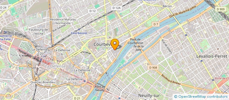 localisation de l'entreprise MADAME NATHALIE ATTAL à COURBEVOIE