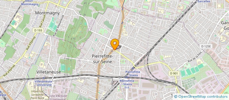 localisation de l'entreprise MADAME NATHALIE ATTIAS à PIERREFITTE-SUR-SEINE