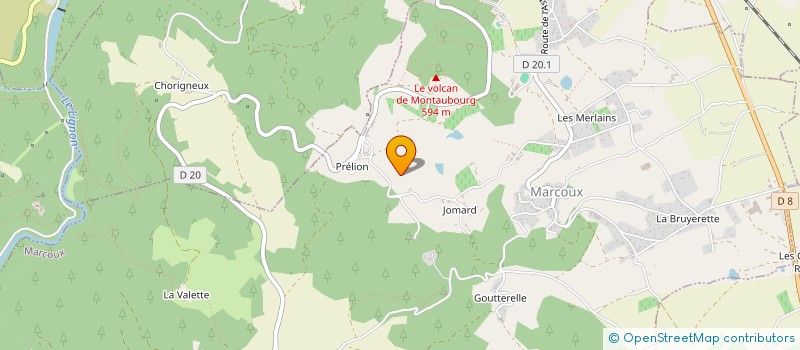 localisation de l'entreprise MADAME NATHALIE AUBERT  MARCOUX