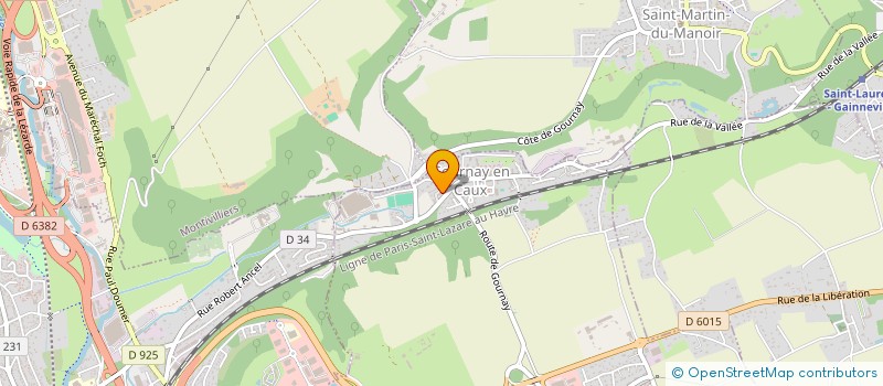 localisation de l'entreprise MADAME NATHALIE AUBIN  GONFREVILLE-L'ORCHER