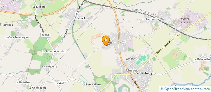 localisation de l'entreprise MADAME NATHALIE AUBINE à MESSEI