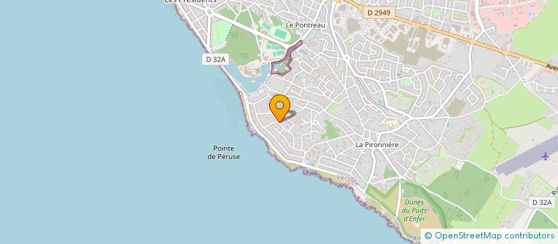 localisation de l'entreprise MADAME NATHALIE AUBOIN  LES SABLES-D'OLONNE