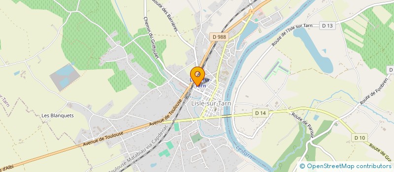 localisation de l'entreprise MADAME NATHALIE AUBRY à LISLE-SUR-TARN