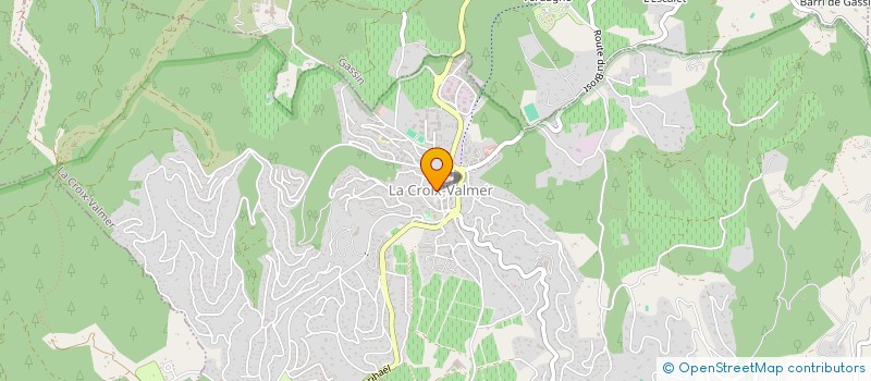 localisation de l'entreprise MADAME NATHALIE AUDRAN  LA CROIX-VALMER