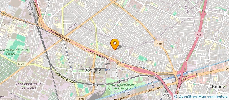 localisation de l'entreprise MADAME NATHALIE AUFFRAY à BOBIGNY