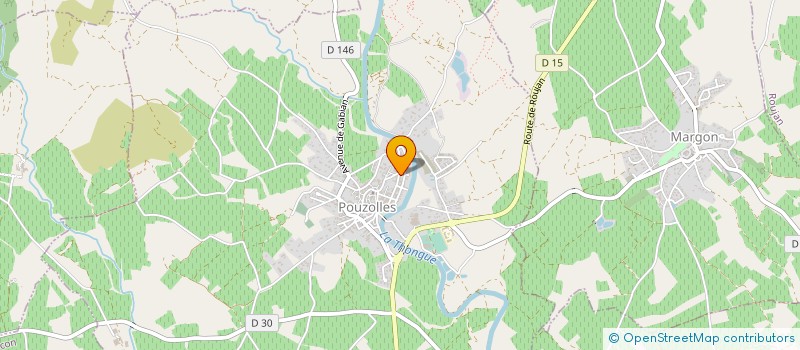 localisation de l'entreprise MADAME NATHALIE AUGEREAU  POUZOLLES