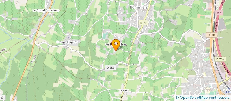 localisation de l'entreprise MADAME NATHALIE AUJOGUE  POMMIERS