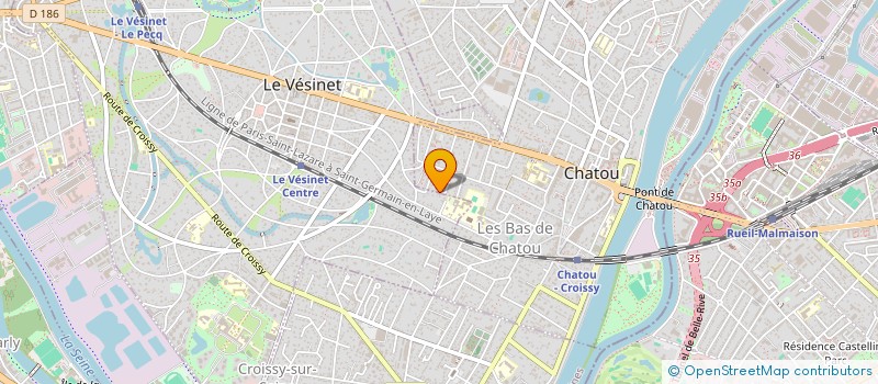 localisation de l'entreprise MADAME NATHALIE AUPECLE  CHATOU