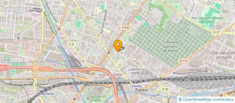 localisation de l'entreprise MADAME NATHALIE AUPIED  PANTIN