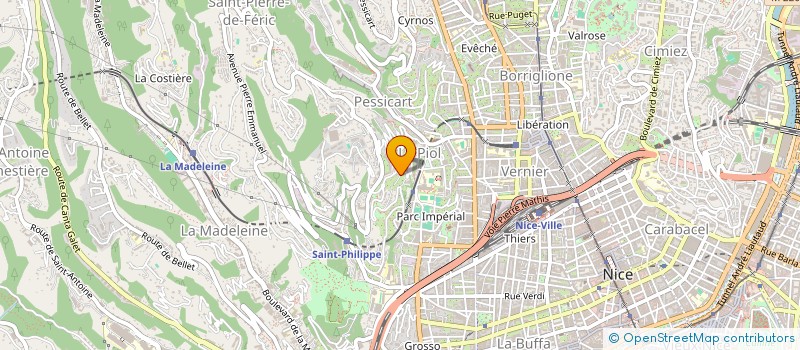 localisation de l'entreprise MADAME NATHALIE AUZEMERY  NICE