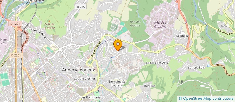 localisation de l'entreprise MADAME NATHALIE AVIEGNE à ANNECY