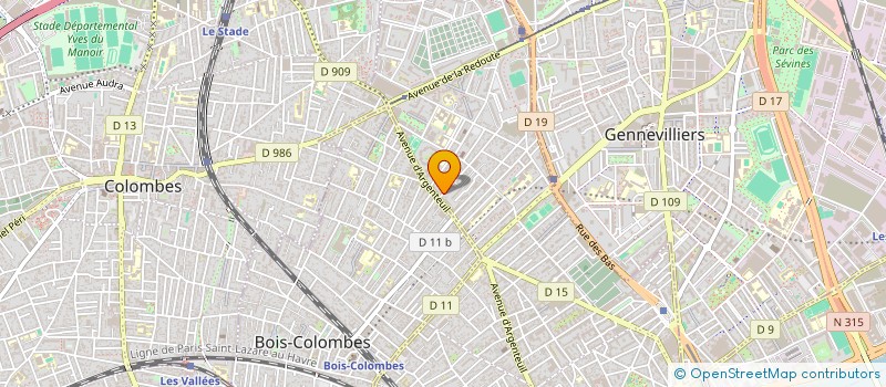 localisation de l'entreprise MADAME NATHALIE AVOMO ESSONO à ASNIERES-SUR-SEINE