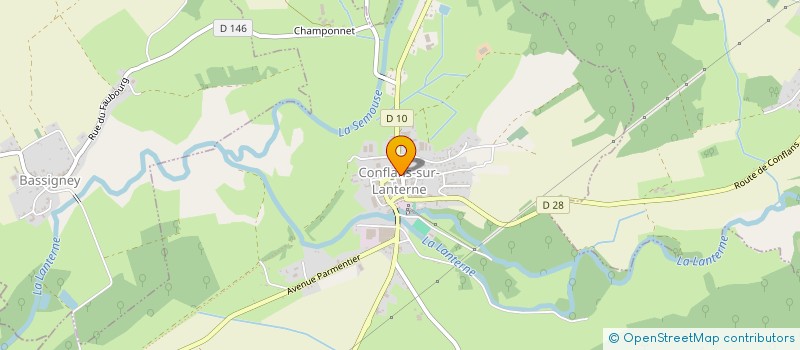 localisation de l'entreprise MADAME NATHALIE AVOSCAN  CONFLANS-SUR-LANTERNE