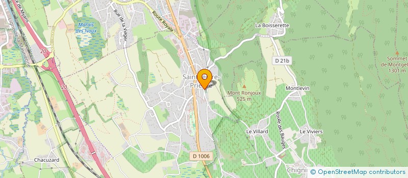 localisation de l'entreprise MADAME NATHALIE AYMARD  SAINT-JEOIRE-PRIEURE