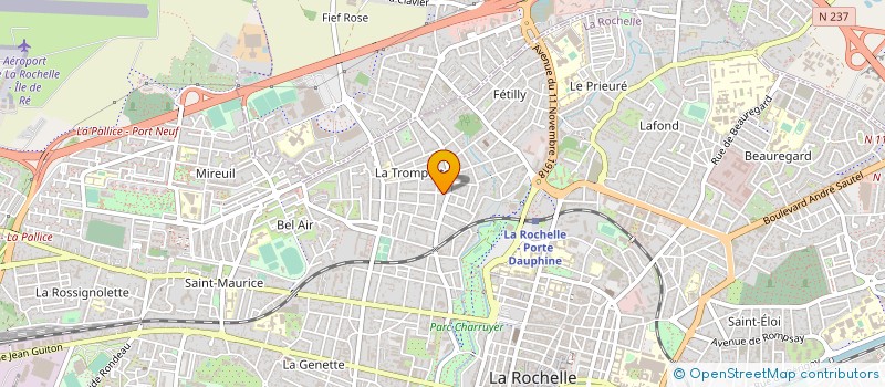 localisation de l'entreprise MADAME NATHALIE AYRIVIE  LA ROCHELLE